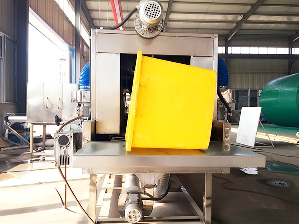 Real shooting of stainless steel plate cleaning and air drying test machine